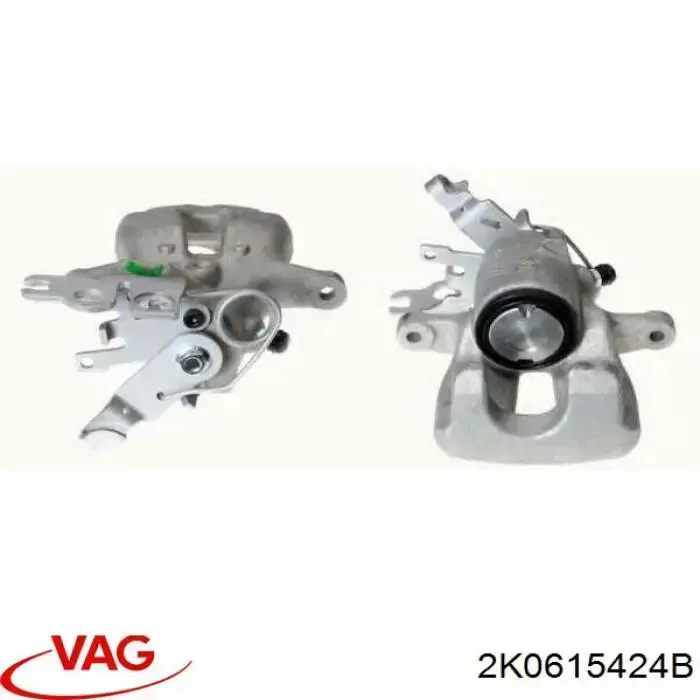 Zacisk hamulcowy tylny prawy VAG 2K0615424B cena, od 74,85 USD