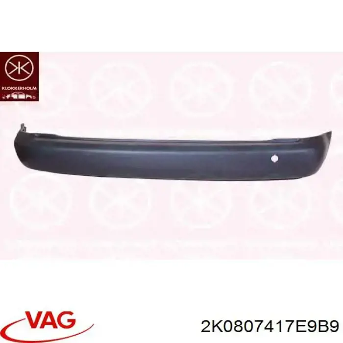 2K0807417E9B9 VAG Zderzak tylny