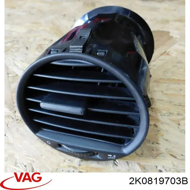 2K0819703B VAG Kratka wentylacji wnętrza na "torpedo"