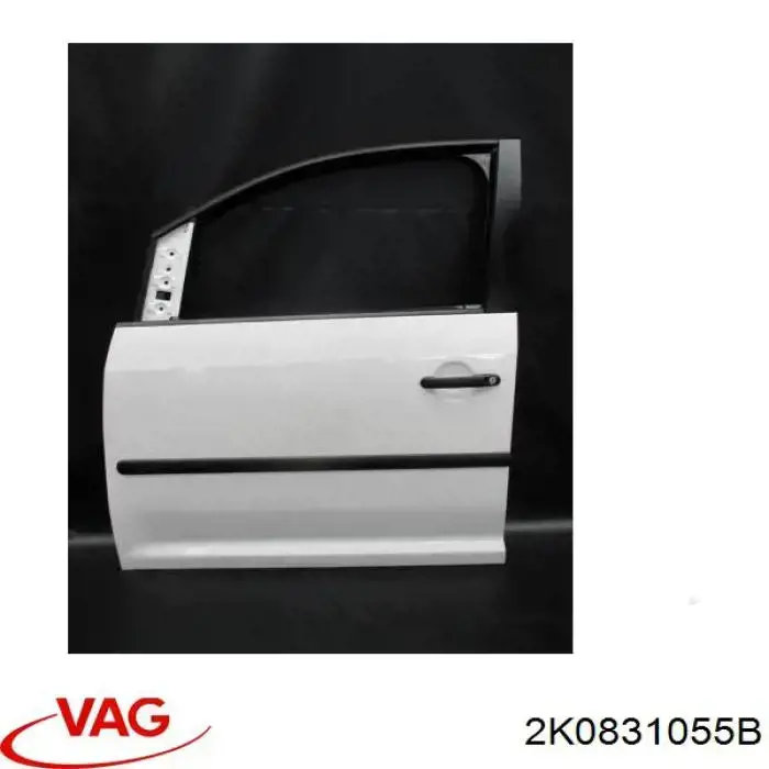 Drzwi przednie lewe VAG 2K0831055B cena, od 386,48 USD