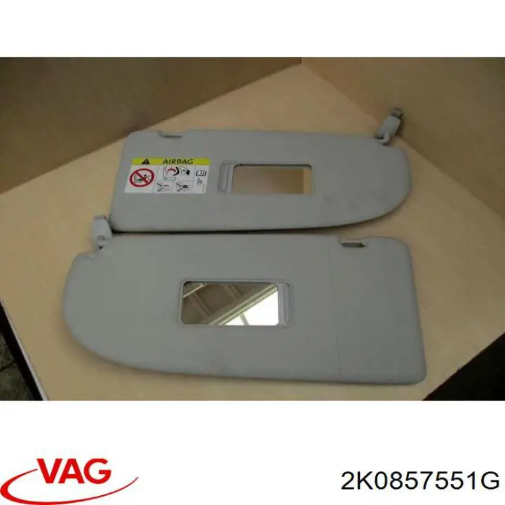 Osłona przeciwsłoneczna VAG 2K0857551G cena, od 88,53 USD