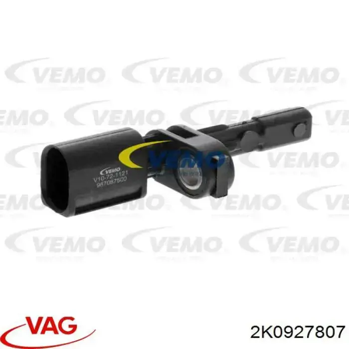 2K0927807 VAG Czujnik ABS tylny