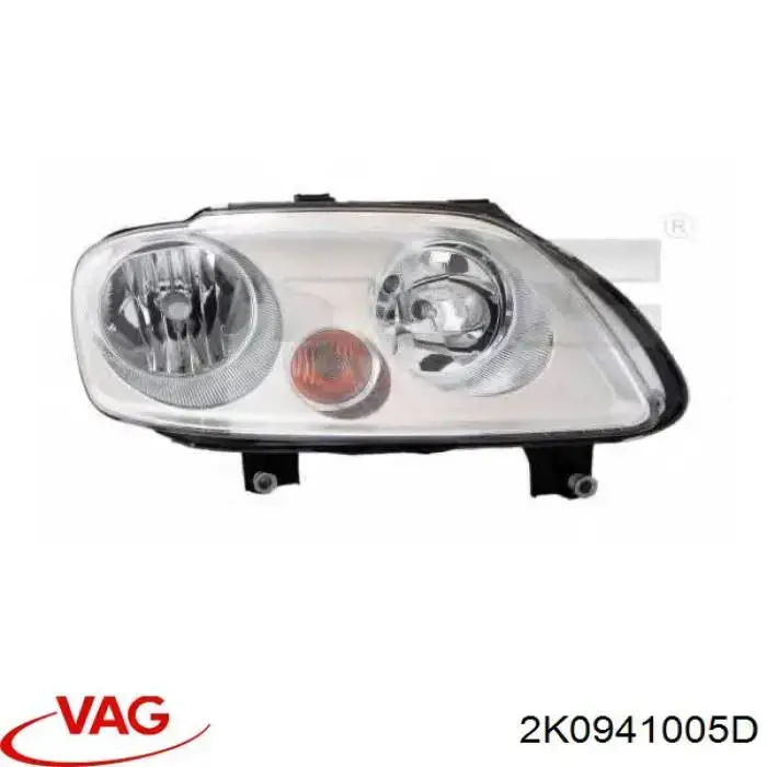 2K0941005D VAG Reflektor lewy