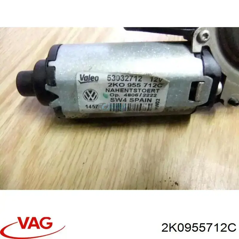 Do koszyka 2K0955712C VAG Silniczek wycieraczki tylnej szyby