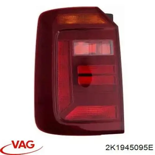 Do koszyka 2K1945095N VAG Lampa zespolona tylna lewa