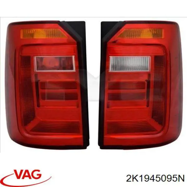 2K1945095N VAG Lampa zespolona tylna lewa