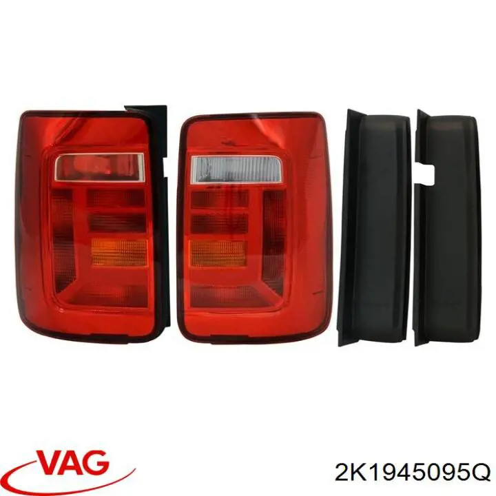 2K1945095Q VAG Lampa zespolona tylna lewa