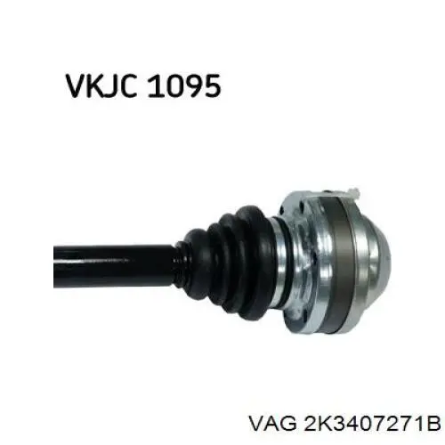 Półoś napędowa przednia lewa VAG 2K3407271B cena, od 114,07 USD