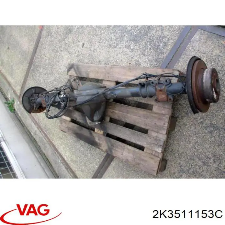 Do koszyka 2K3511153C VAG Odbój resoru tylnego