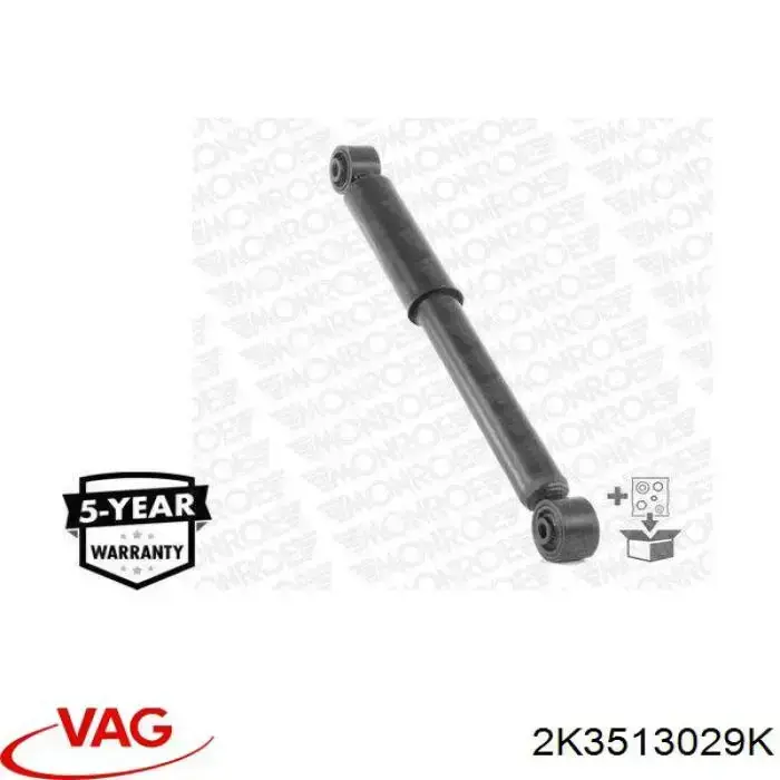 Amortyzator tylny VAG 2K3513029K cena, od 39,78 USD