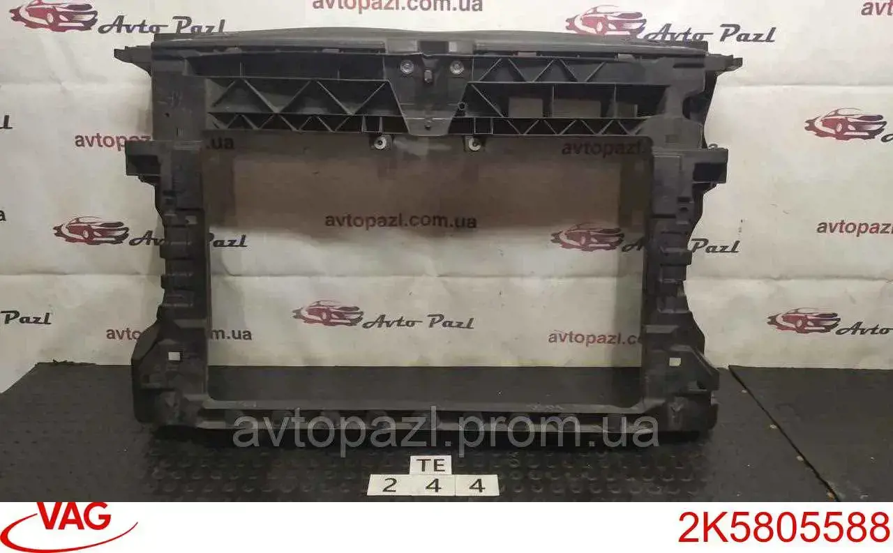 2K5805588 VAG Osłona chłodnicy kompletna (panel mocowania reflektorów)