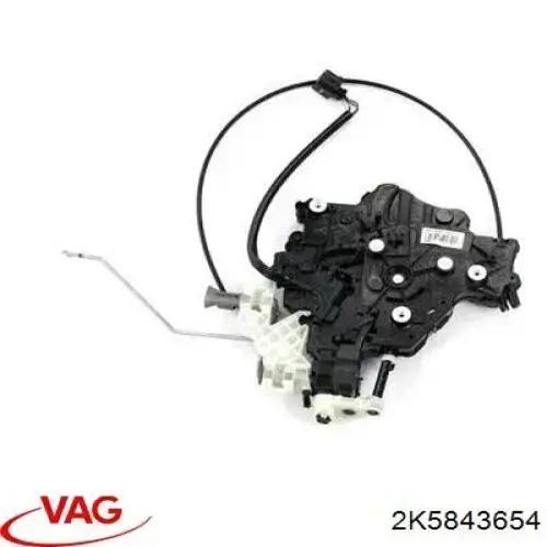 2K5843654 VAG Zamek drzwi bocznych przesuwnych