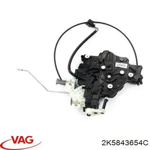 2K5843654C VAG Zamek drzwi bocznych przesuwnych