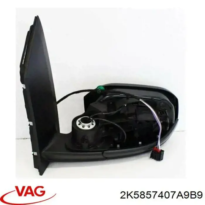 2K5857407A9B9 VAG Lusterko wsteczne lewe