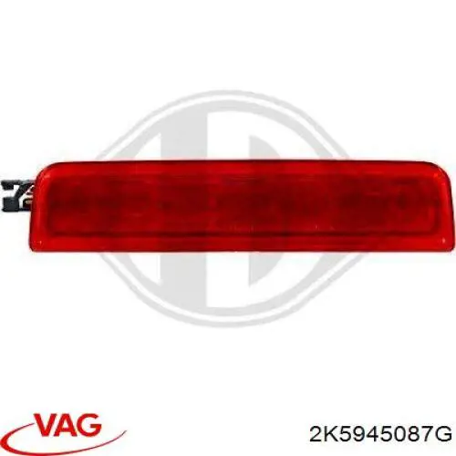 Lampa stop tylna dodatkowa VAG 2K5945087 cena, od 98,64 USD