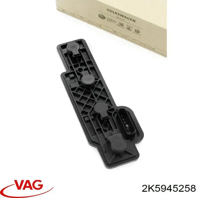 Do koszyka 2K5945258 VAG Panel mocowania lamp zespolonych