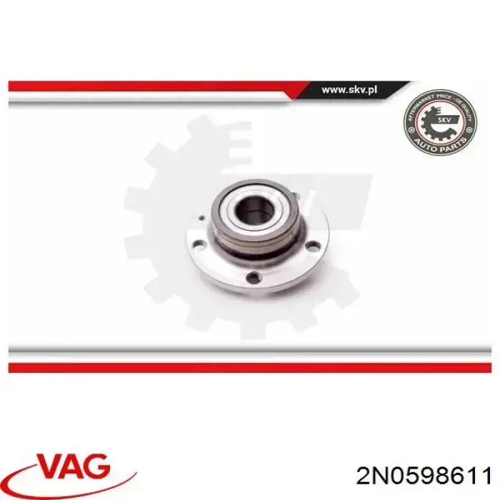 2N0598611 VAG Piasta tylna