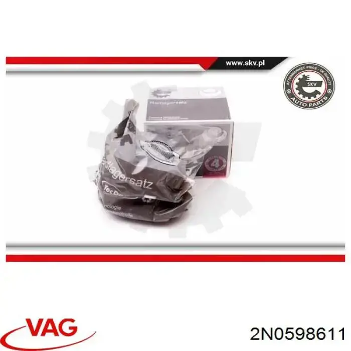 Piasta tylna VAG 2N0598611 cena, od 140,10 USD