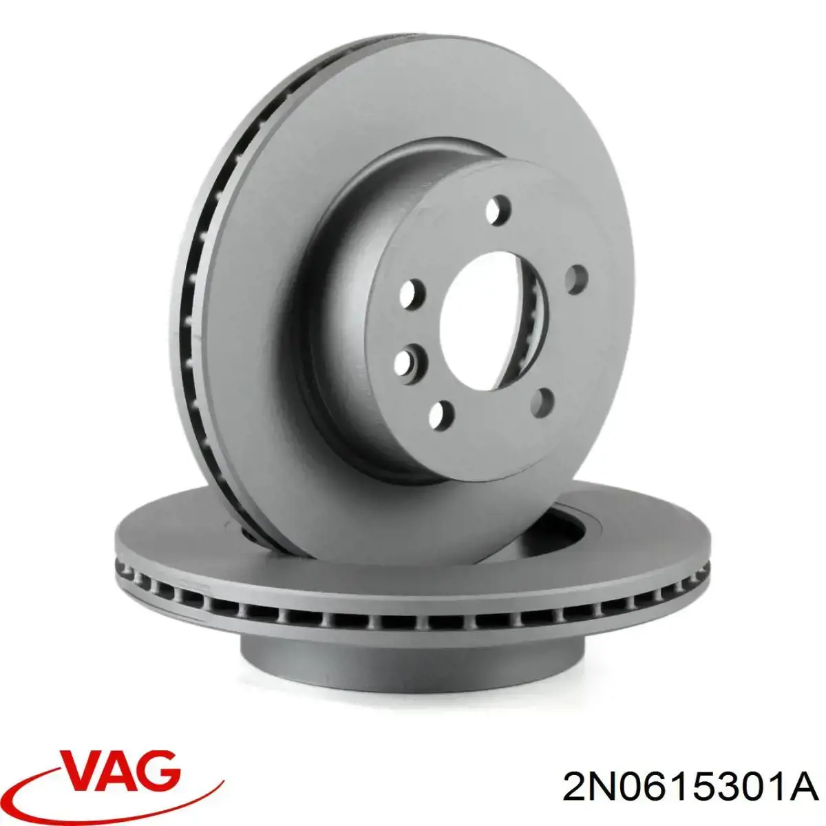 2N0615301A VAG Tarcza hamulcowa przednia