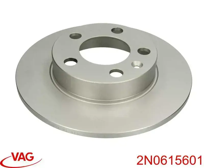 2N0615601 VAG Tarcza hamulcowa tylna