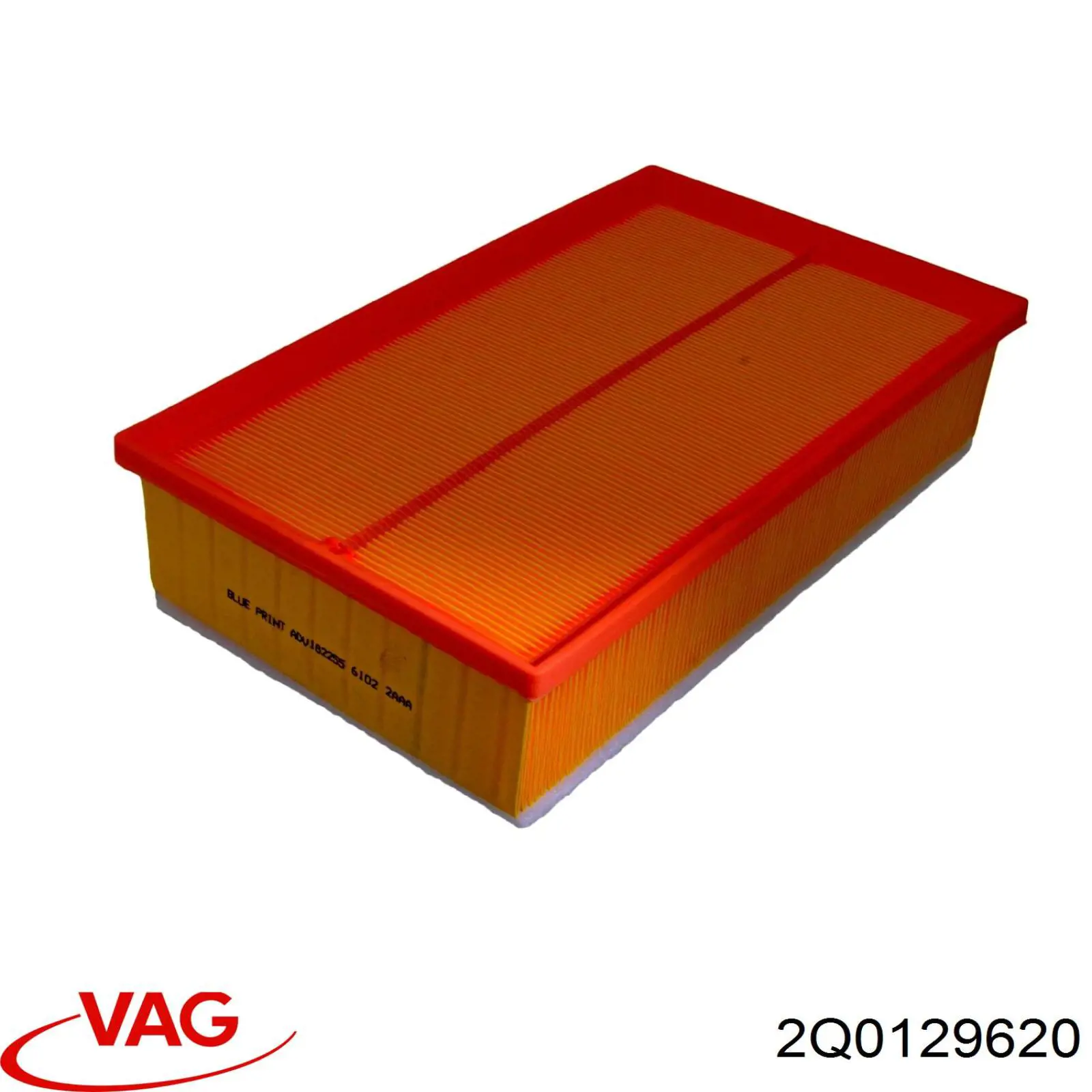 Do koszyka 2Q0129620 VAG Filtr powietrza