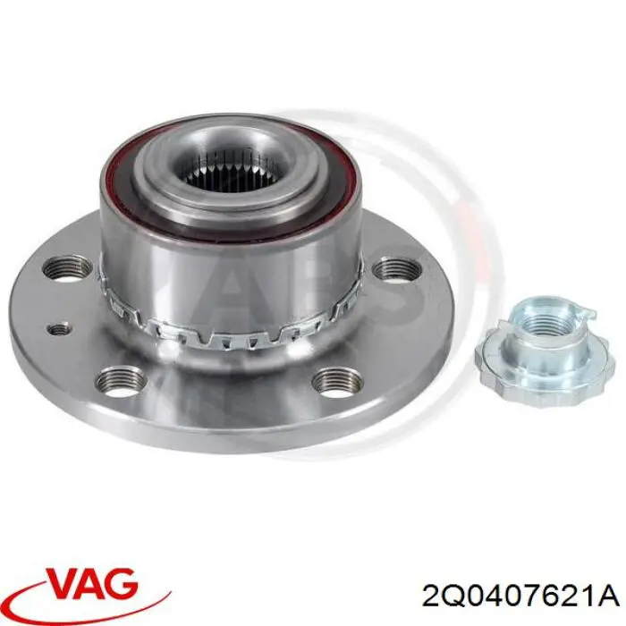 Piasta przednia VAG 2Q0407621A cena, od 44,71 USD