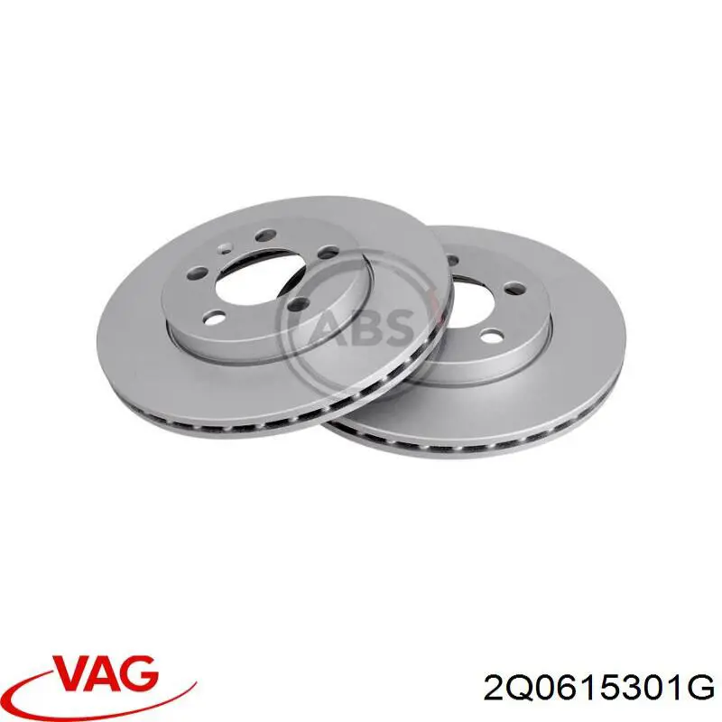 Tarcza hamulcowa przednia VAG 2Q0615301G cena, od 49,02 USD