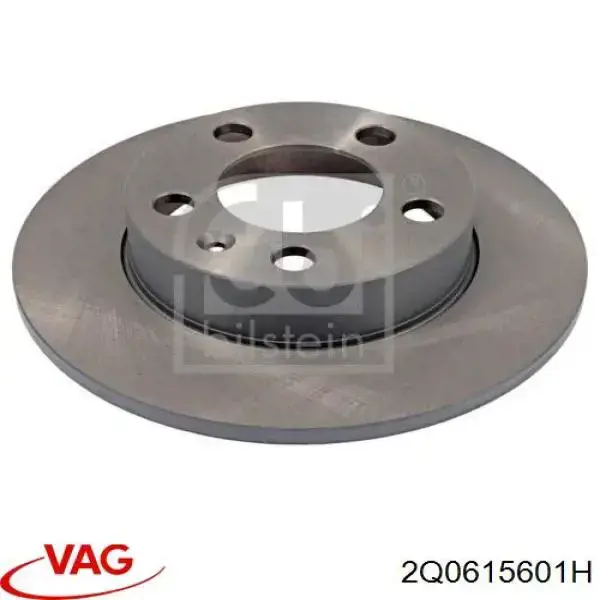Tarcza hamulcowa tylna 2Q0615601H VAG