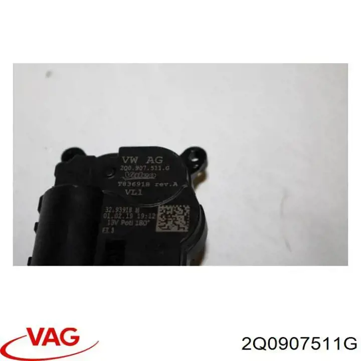 Silniczek klapy nagrzewnicy 2Q0907511G VAG