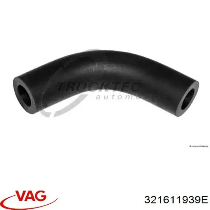 Króciec wentylacji kadłuba (separatora oleju) VAG 321611939E cena, od 6,37 USD