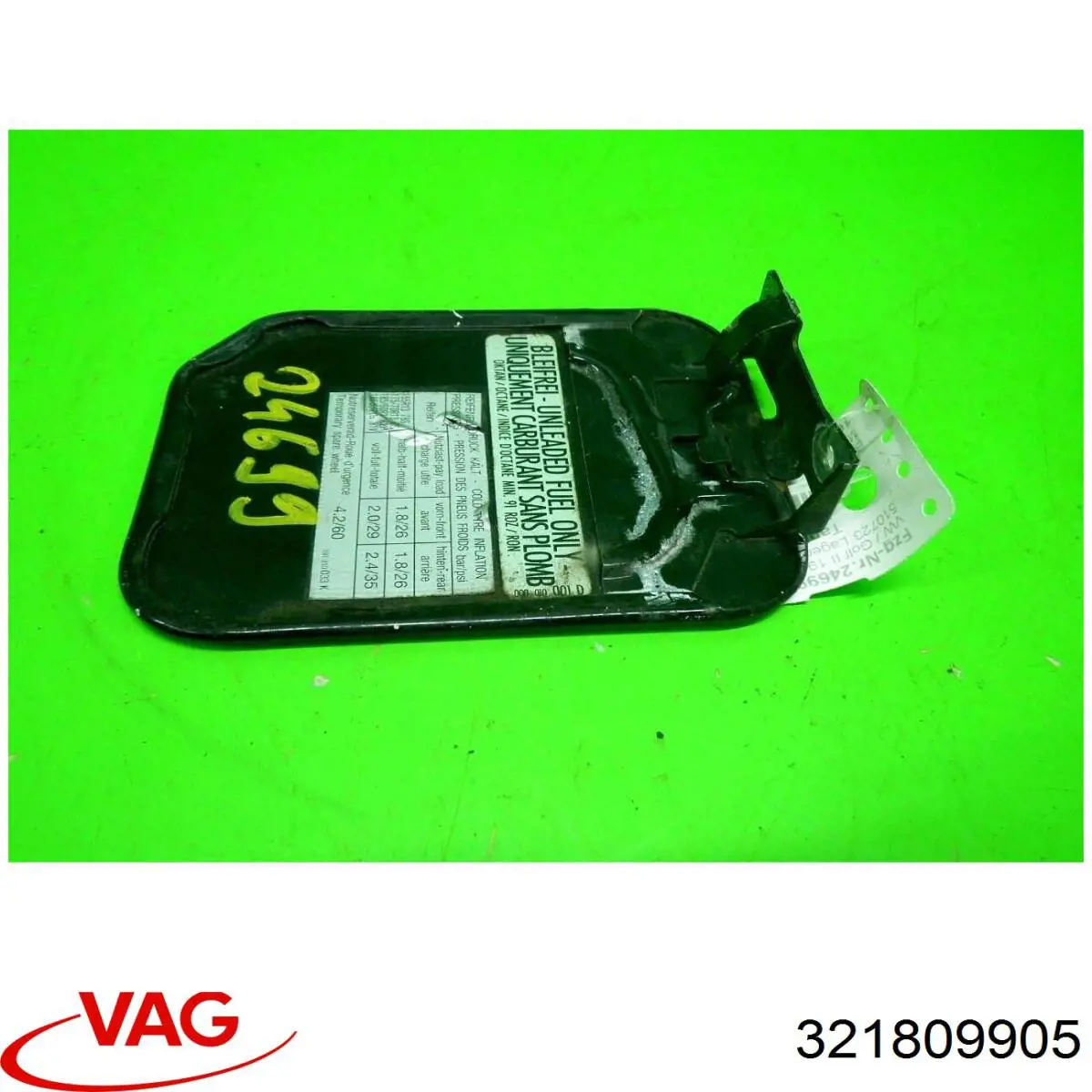 Klapka wlewu paliwa do Volkswagen Golf II 19E, 1G1