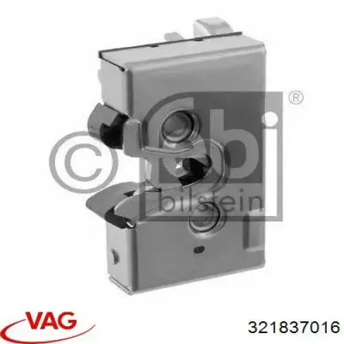 Zamek drzwi przednich prawych 321837016 VAG