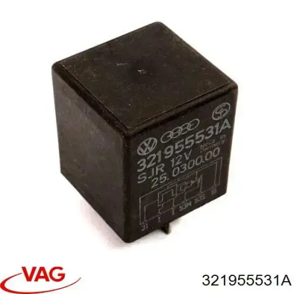 Do koszyka 321955531A VAG Przekaźnik sterownika wycieraczek