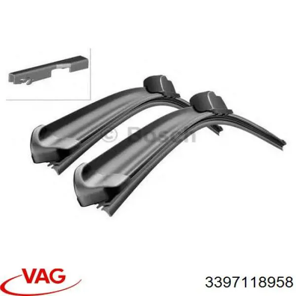 Pióro wycieraczki szyby przedniej, zestaw (2 szt.) VAG 3397118958 cena, od 22,45 USD
