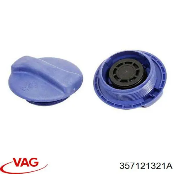 Pokrywa (korek) zbiornika wyrównawczego 357121321A VAG