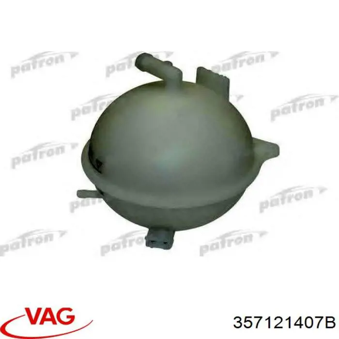 Zbiorniczek wyrównawczy układu chłodzenia 357121407B VAG
