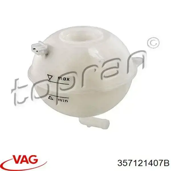 Zbiorniczek wyrównawczy układu chłodzenia VAG 357121407B