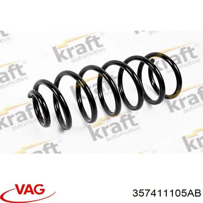 Sprężyna przednia VAG 357411105AB cena, od 24,82 USD