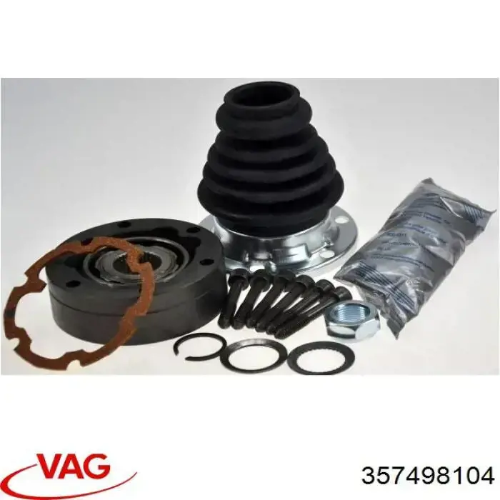 Przegub homokinetyczny przedni wewnętrzny VAG 357498104 cena, od 32,75 USD