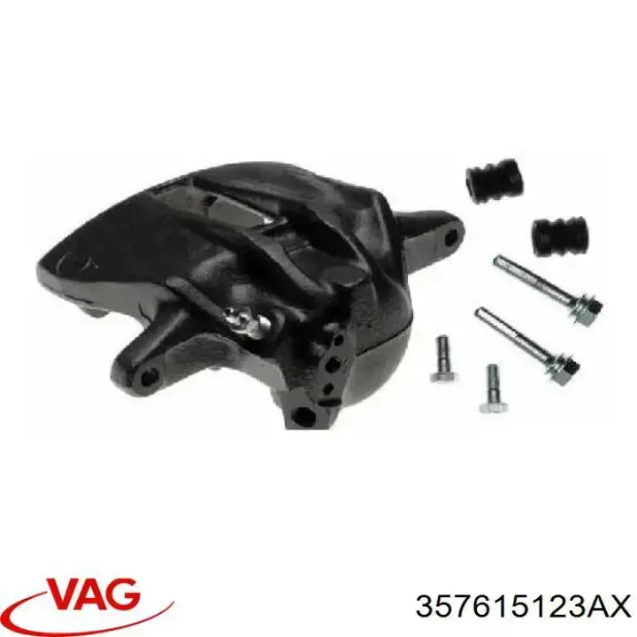 Do koszyka 357615123AX VAG Zacisk hamulcowy przedni lewy