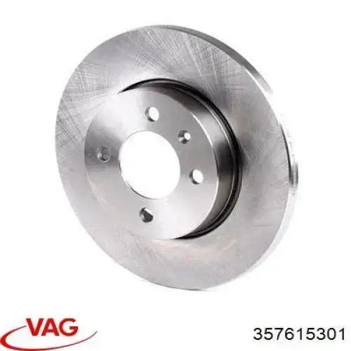 Do koszyka 357615301 VAG Tarcza hamulcowa przednia