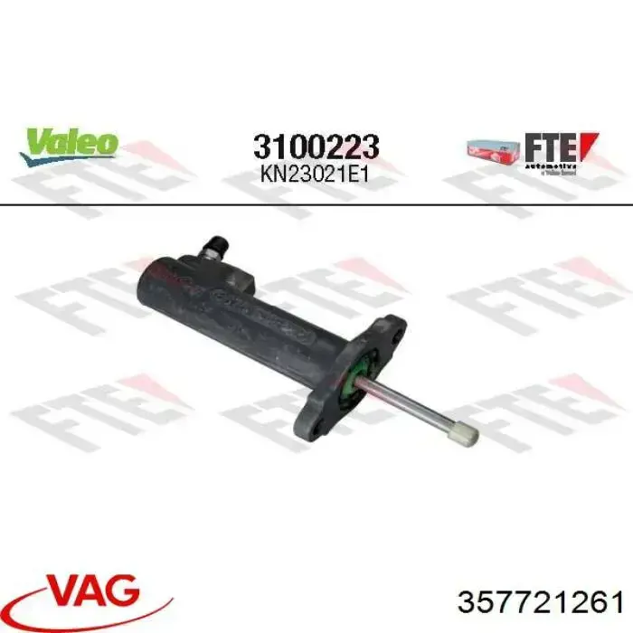 Do koszyka 357721261 VAG Cylinder roboczy sprzęgła