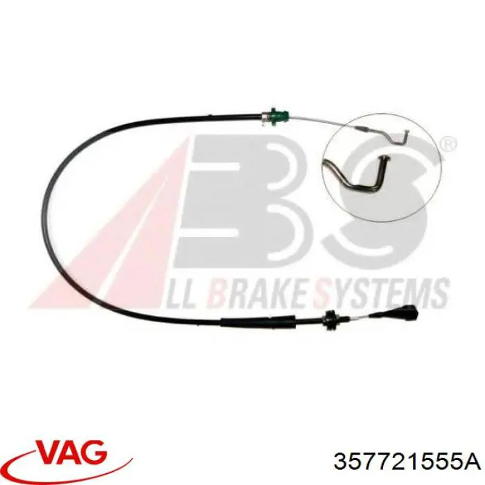 Linka gazu 357721555A VAG