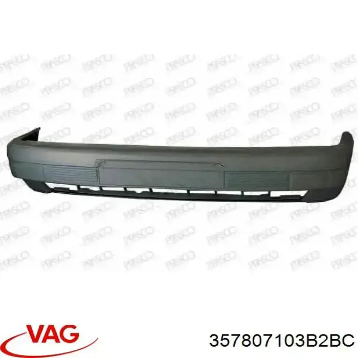 Zderzak przedni VAG 357807103B2BC cena, od 74,62 USD