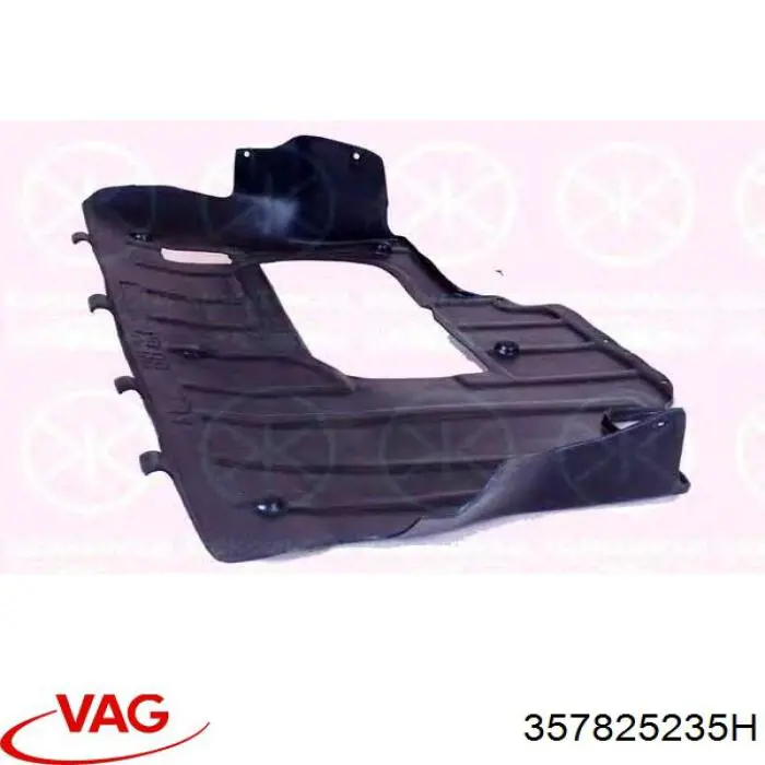 Osłona silnika, miski (przedziału silnika) VAG 357825235H cena, od 54,32 USD