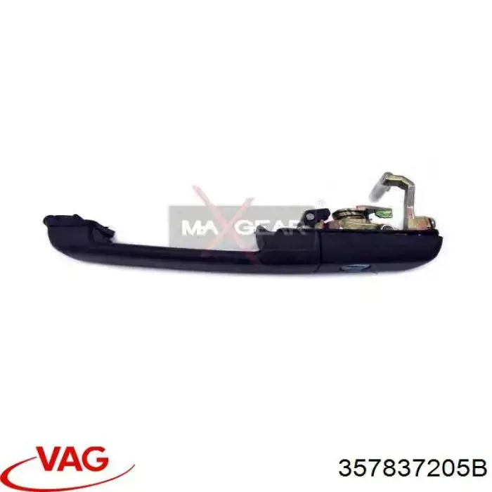 Klamka drzwi przednich zewnętrzna lewa VAG 357837205B cena, od 17,70 USD