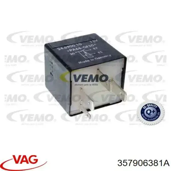 357906381A VAG Przekaźnik pompy paliwa elektrycznej