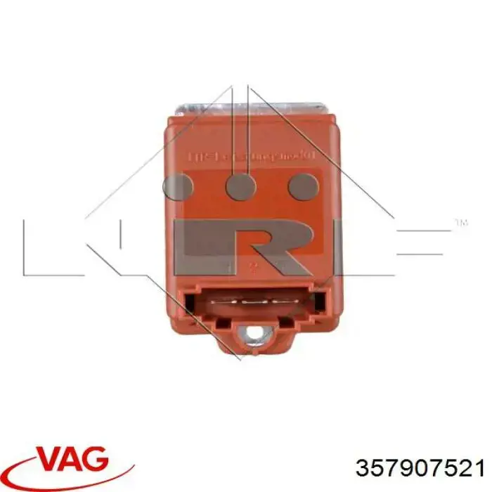 Do koszyka 357907521 VAG Rezystor wentylatora nagrzewnicy (ogrzewacza kabiny)