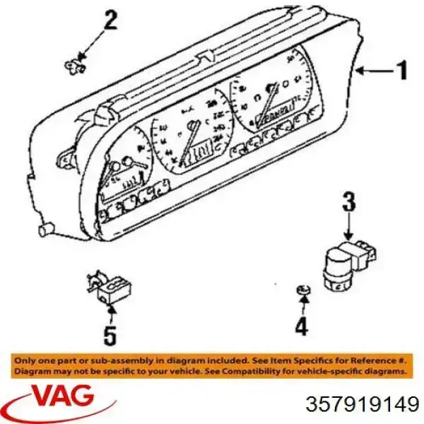 357919149 VAG Czujnik prędkości