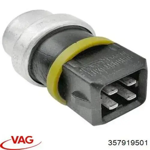 Do koszyka 357919501 VAG Czujnik temperatury płynu chłodzącego
